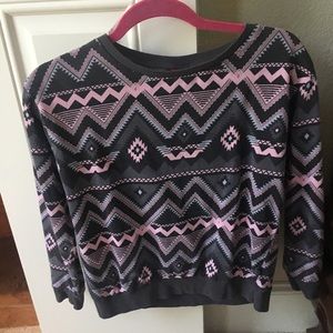 H&M tribal long sleeve tee